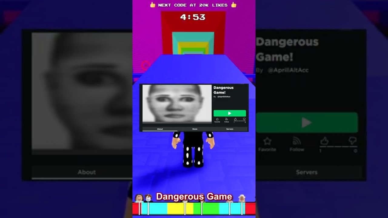 I found THE MOST DANGEROUS APP in Roblox #shorts 