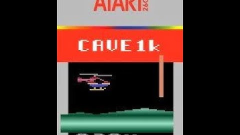 Cave 1K - Score 1406 - Atari 2600 (Emulation v1.09)