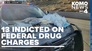 Agen federal membongkar jaringan narkoba besar, mendakwa 13 orang