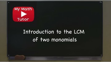 ALEKS | Introduction to the LCM of two monomials