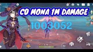 C0 Mona 1M damage Showcase | GENSHIN IMPACT