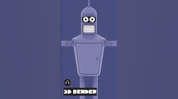 New tutorial 🦑🔥🤘#tutorial #3d #3danimation #autodeskmaya #blender3d #bender #futurama #gaming #robot