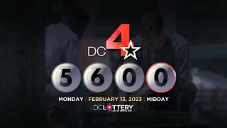DC LOTTERY Midday 02/13/2023