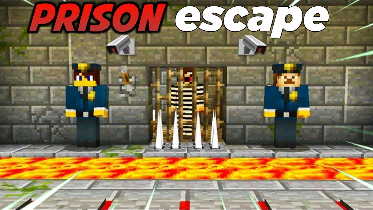 AGAIN Minecraft PRISON ESCAPE - YouTube