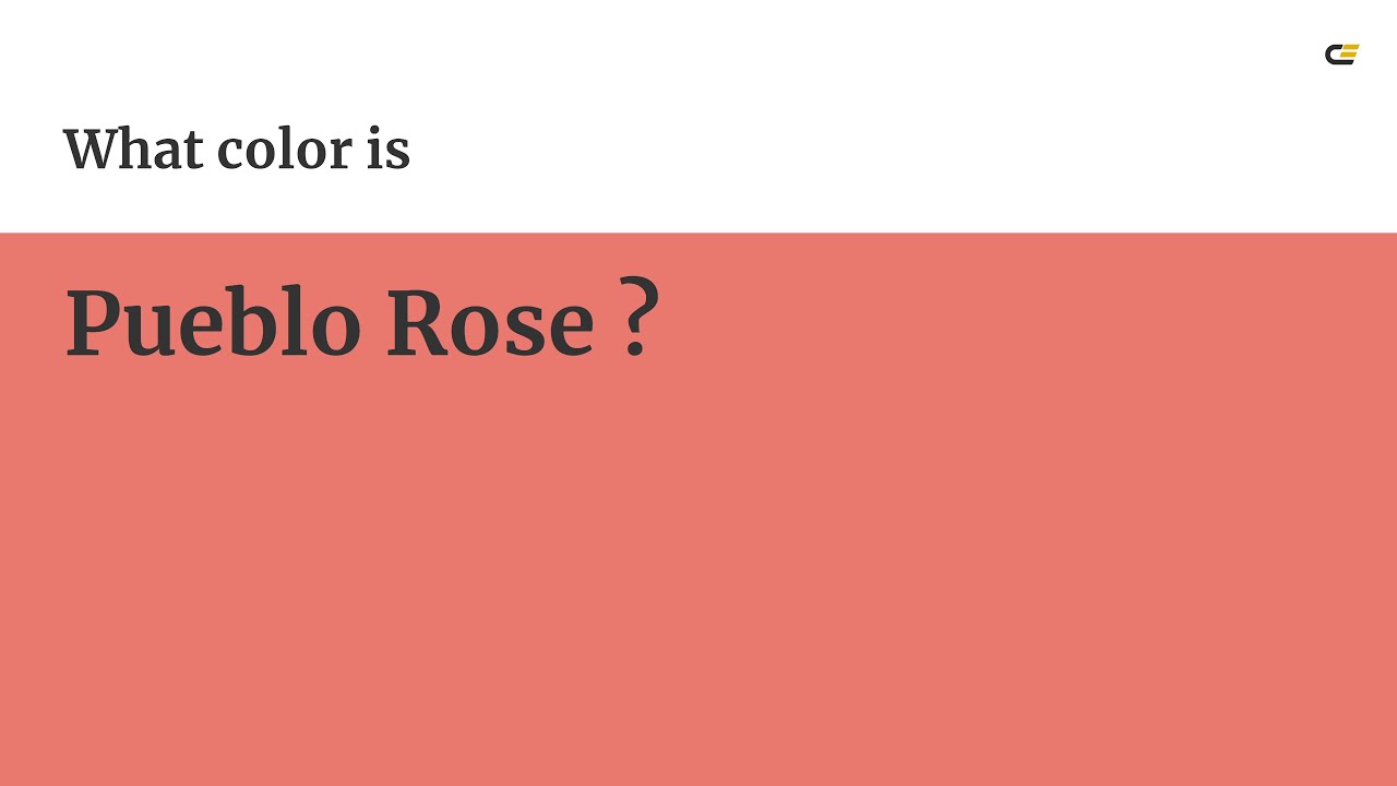 Pecubo Rosa Color Pueblo Rose color #e9786e hex color - Red color - Cool color e9786e ...
