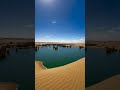 Magnifique lac au cœur du désert marocain