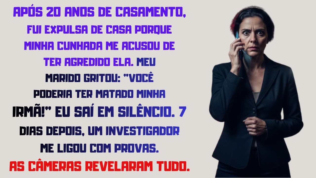 Anos Casada    Fui Expulsa Por Mentiras Da Cunhada  7 Dias Depois, Um Investigador Me Ligou