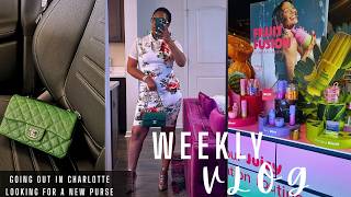 GOING OUT IN CHARLOTTE NEW PURSE FARMER S MARKET TJ MAXX WEEKLY VLOG