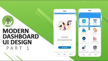 Modern Dashboard UI Design Android Studio Tutorial | Part 1 | Hassan Raza