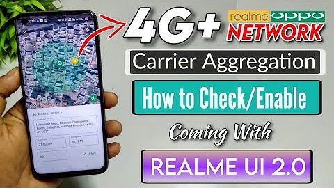 Realme & Oppo 4g+ Network | What is Carrier Aggregation 4g+ Network How to Enable | Realme LTE+ Net
