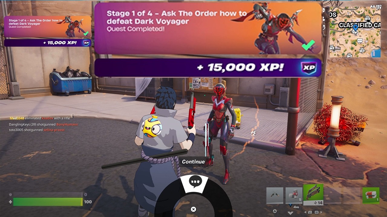 Как ЛЕГКО спросить Ордена, как победить Темного Путешественника в задании Fortnite!