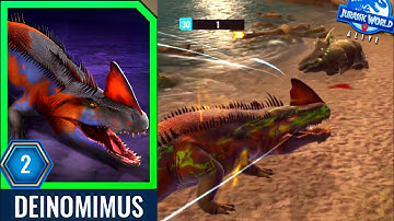 Deinomimus ET2 in Action!  First PvP Battles | Jurassic World Alive