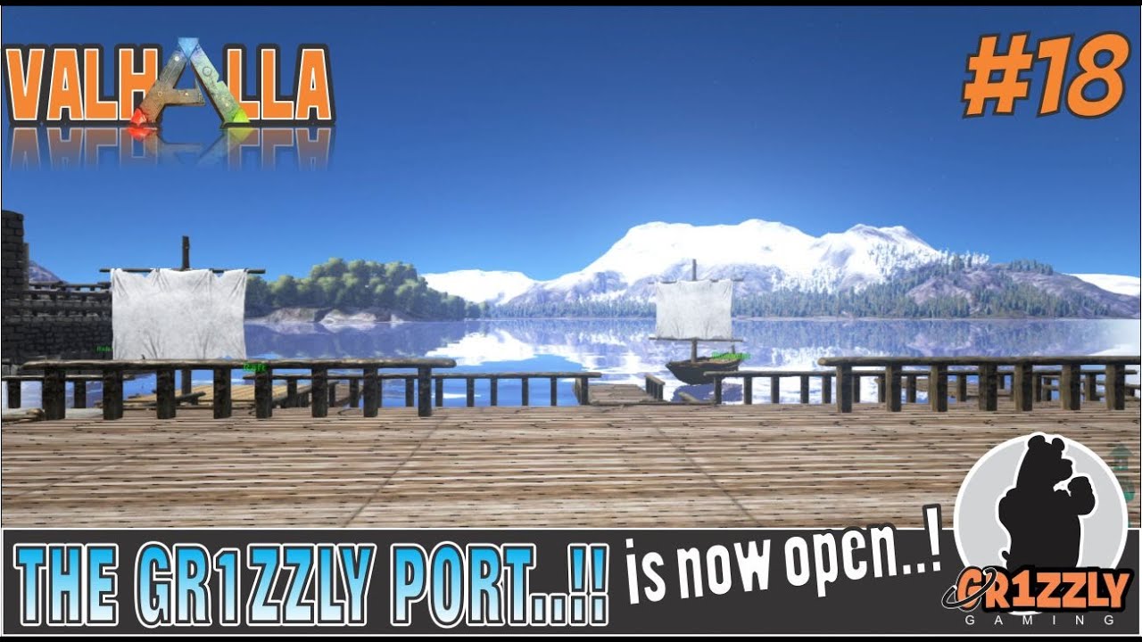 ARK:Survival Evolved VALHALLA PRIMITIVE PLUS - "We have a port and Make BREAD!!" - S01E18