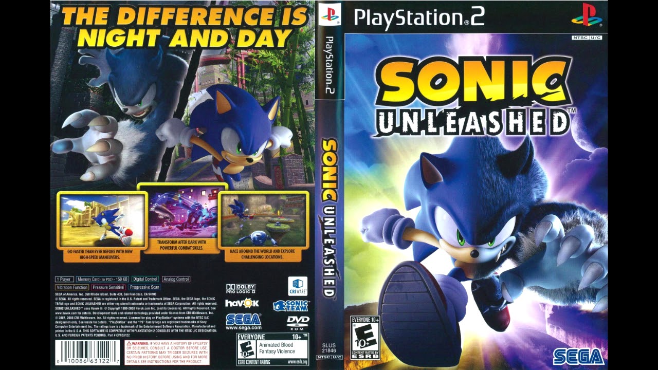 sonic unleashed ps2 glitches