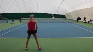 Megan Forster College Tennis Recruiting Video Fall 2018