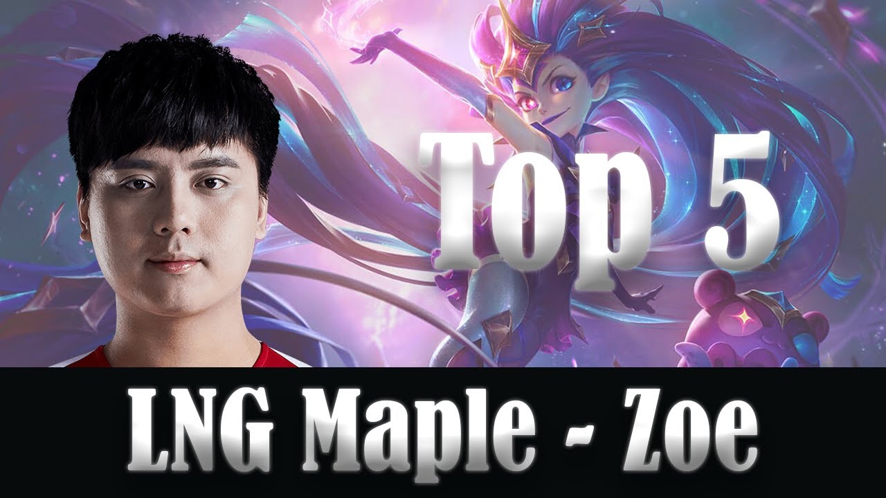 LNG Maple (Zoe Mid) Top Plays - LNG vs DMO, LPL 2020 Summer Week 10 Highlights