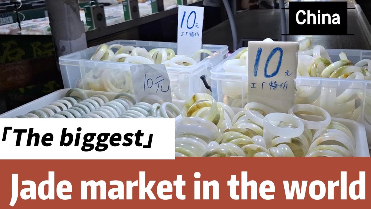 Exploring the Famous TianGuangXu Jade Market, The biggest jade market in the world, Price is Cheap!