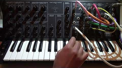Korg MS-20 lo-fi vib loop #korgms20
