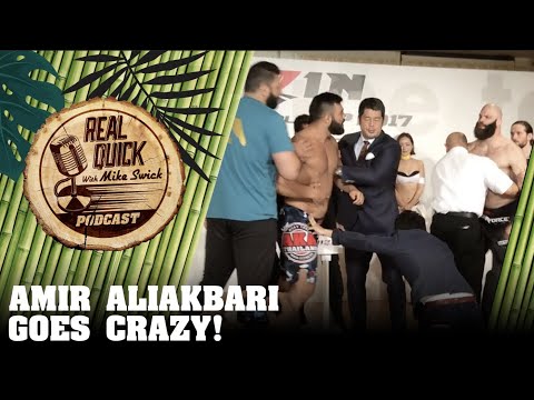 Amir Aliakbari & Tyler King in huge scuffle at RIZIN GP 2017 Weigh-ins