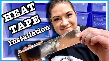 INSTALLING HEAT TAPE | How to Install Heat Tape?? | Snake Rack Build | Ball Python Breeding