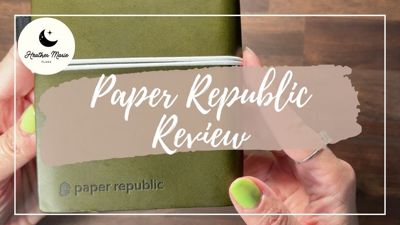 Paper Republic Review | HeatherMariePlans - YouTube