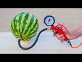 Experiment: Watermelon vs Air Compressor