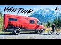 Bike shop owner lives in selfbuilt sprinter van