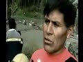Glacier triggers Andes tsunami .wmv