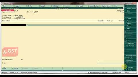 How To Create Exempt Purchases