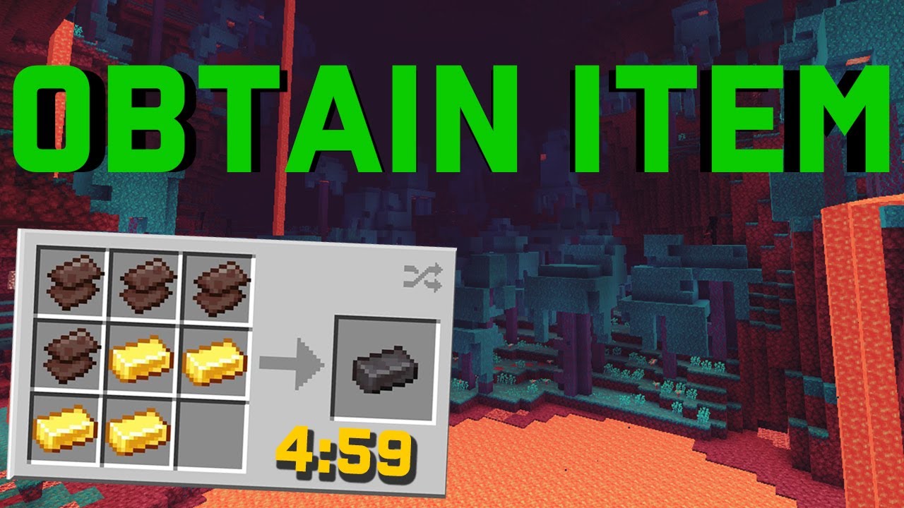 Obtain Item Netherite RSG - [5:00.87] - ‎