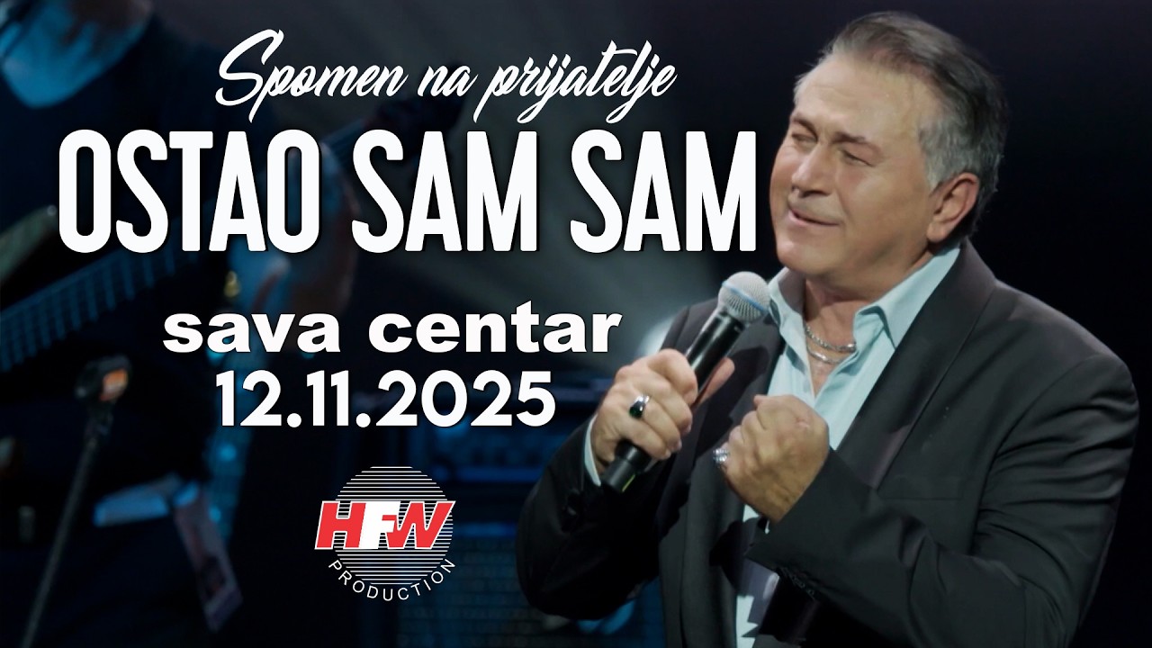 HALID MUSLIMOVIĆ - OSTAO SAM SAM - LIVE - ( 12.11.2025 SAVA CENTAR )