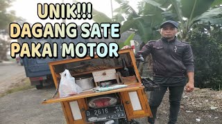 GEROBAK SATE MOTOR!! SATE MADURA !! IDE JUALAN PAKAI MOTOR-GEROBAK SATE