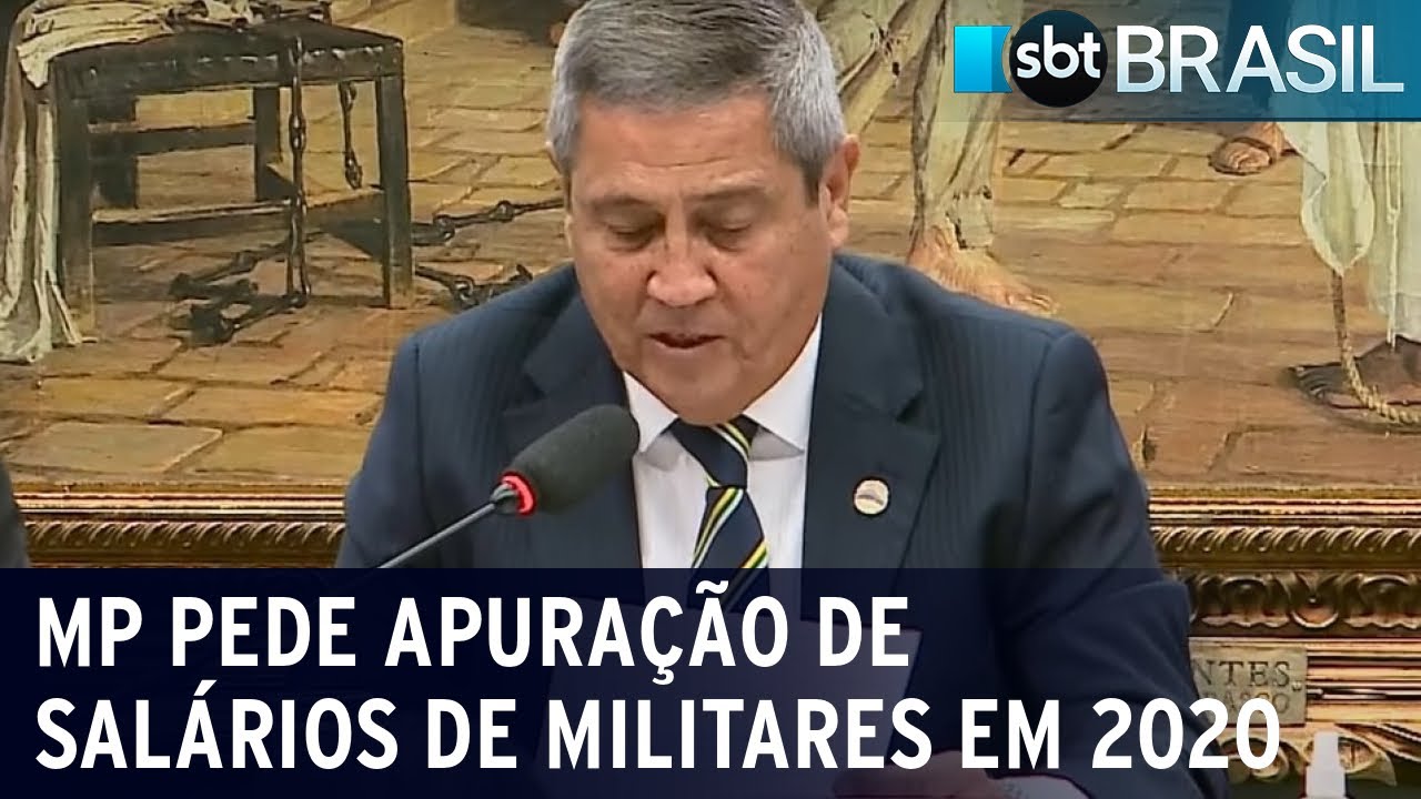 MP pede apuração de salários de militares em 2020 | SBT Brasil (12/08/22)