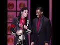 Michael Jackson & Eddie Murphy at the 1989 AMA Awards