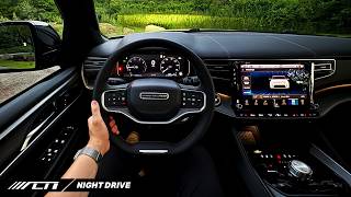 2026 Jeep Grand Wagoneer POV Night Drive /// Allcarnews