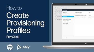 Clariti: Creating Provisioning Profiles | HP Support