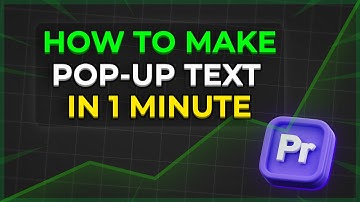 🎯HOW TO MAKE POP-UP TEXT EFFECT I Premiere Pro