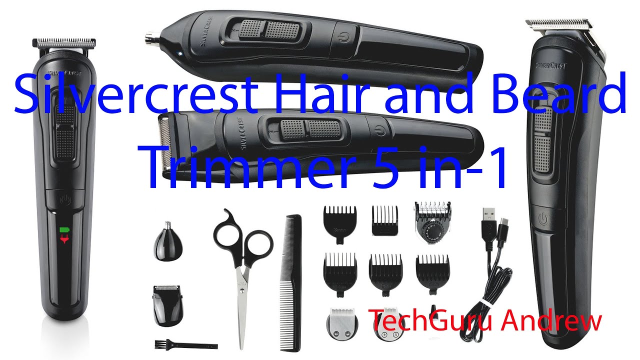 Silvercrest Hair and Beard Trimmer 5 in-1 SHBS 3.7 E6 - YouTube | Haarentferner