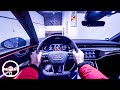 2023 audi rs7 performance 630hp night pov drive onboard 60fps