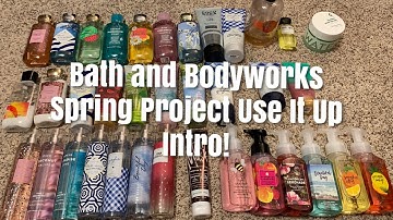 Bath and Bodyworks Project Use It Up Intro | Spring 2021