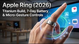 Apple Ring (2026) Leaked: Titanium Build, 7-Day Battery & Micro-Gesture Controls!