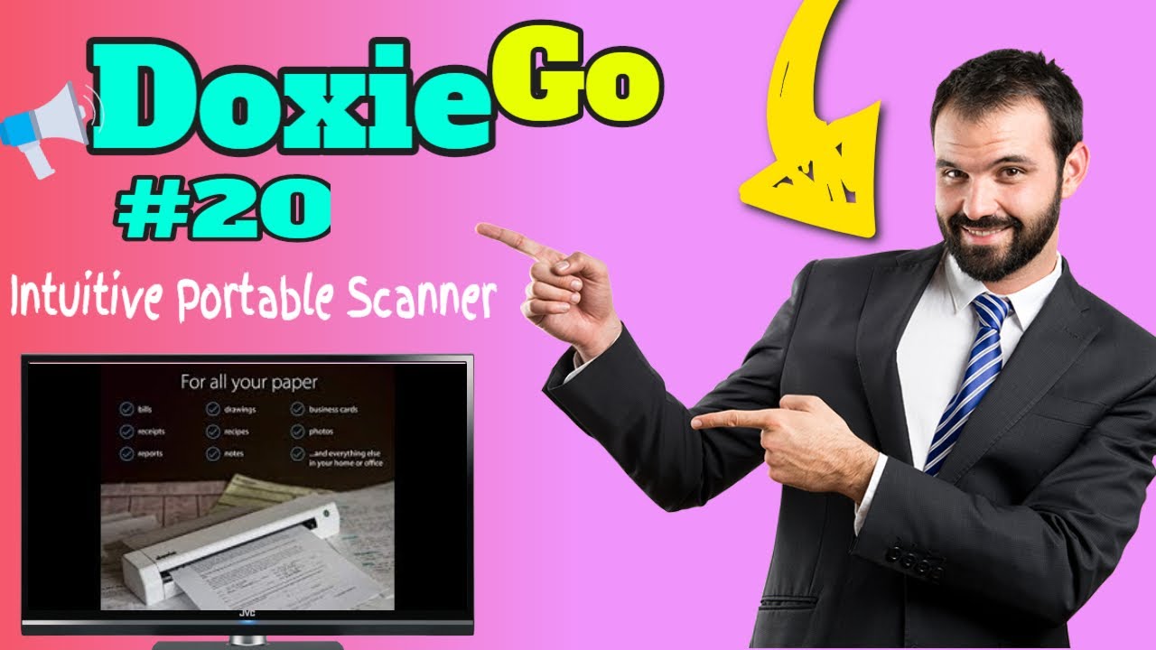Doxie Go SE - The Intuitive Portable Scanner with Rechargeable Battery