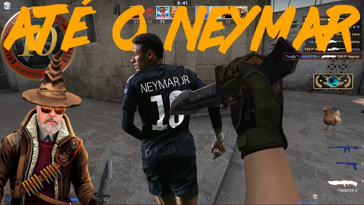 CS GO Uia Até o Neymar Tomou 🤪🔪😵 - YouTube