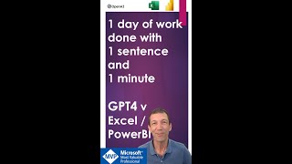 GPT4 Code Interpreter does a day of work in 1 minute.  #Excel #PowerBI