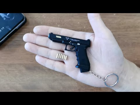 Mini Glock 34 TTI Combat Master Toy Gun Keychain Unboxing 2023