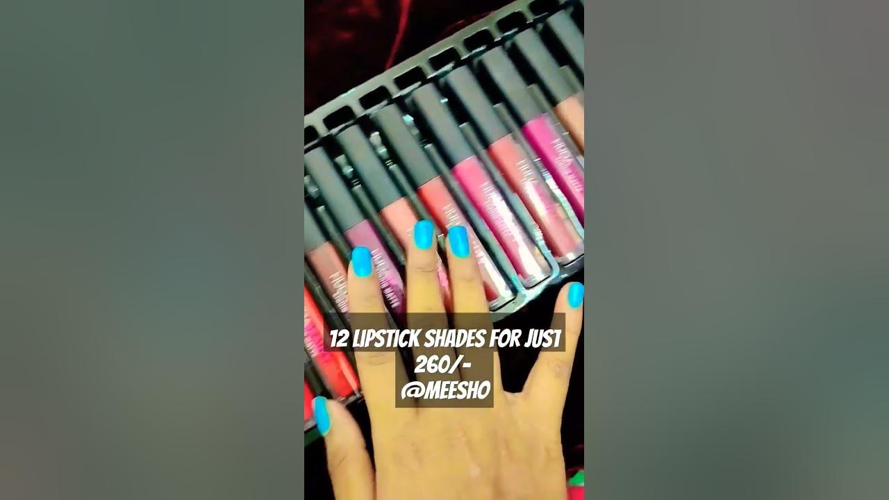 meesho lipstick shades💄review affordable lipstick lipstickreview 