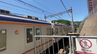 南海10000系＋7100系特急サザン17号和歌山市行き　　和歌山大学前駅到着！