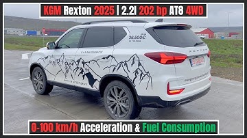 KGM Rexton 2025: 0-100 Acceleration & Fuel Consumption Test