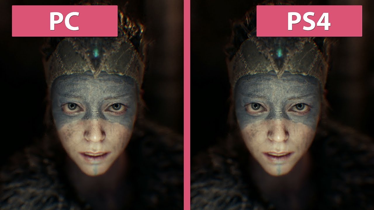 Hellblade Sacrifice PC vs. PS4 Graphics Comparison - YouTube