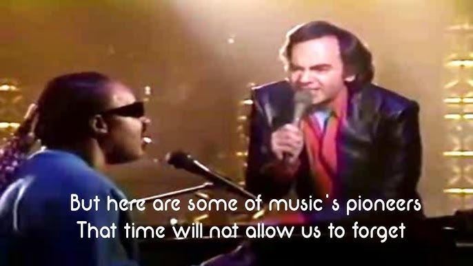 Stevie Wonder & Neil Diamond "Sir Duke" Duet (with Lyrics)